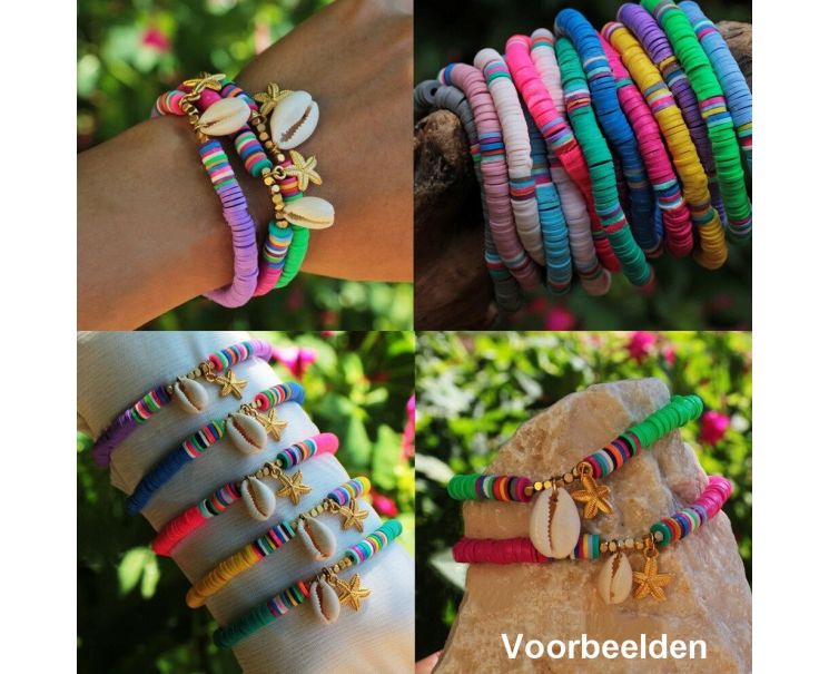 DAHI Kralen 300 stuks houten kralen 10 mm knutselkralen voor doe-het