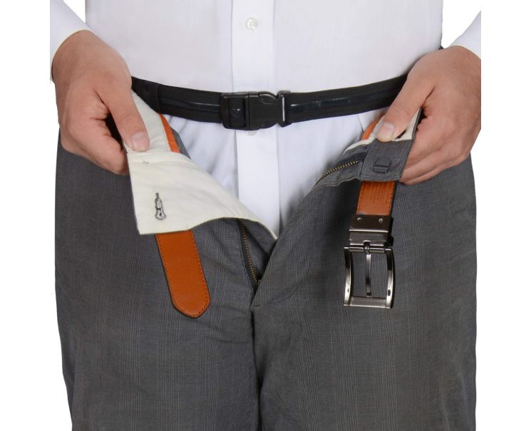 2 stuks overhemdhouders voor heren, broekriem vasthouden overhemden onzichtbaar elastische riem heren shirt stays elastische trui-band onzichtbare damesriem met platte gesp antislip verstelbaar