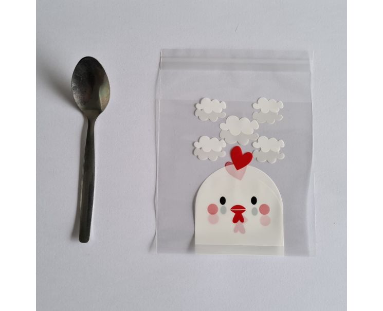 Premium Dank U Plastic Zakken Met Handgrepen - 100 Stuks - Wit - 20 X 15 Cm Rechthoek Goodie Verpakking Geschenkzakjes Thanksgiving Verjaardagsfeestje Kerstcadeaus