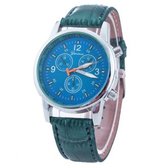 Fako® - Horloge - Geneva Luxury - Blauw