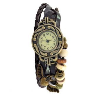 Fako® - Armband Horloge - Engelhart - Bruin