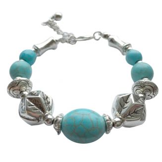 Fako Bijoux® - Armband - Turquoise - Obelix