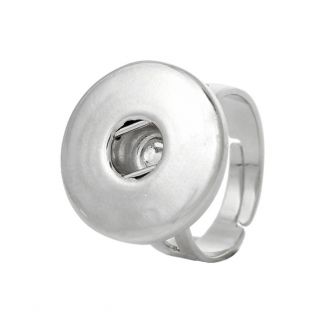 Fako Bijoux® - Ring Voor Click Buttons - Verstelbaar Dicht