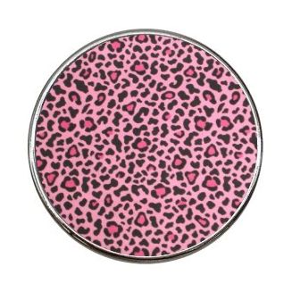 Fako Bijoux® - Click Button - Glas - Panter Roze