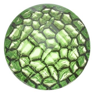 Fako Bijoux® - Click Button - Reliëf - Groen