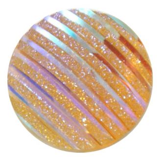 Fako Bijoux® - Click Button - Glitter Streep - Oranje