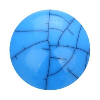 Fako Bijoux® - Click Button - Antiek - Blauw