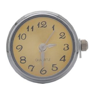 Fako Bijoux® - Click Button Horloge - Champagne