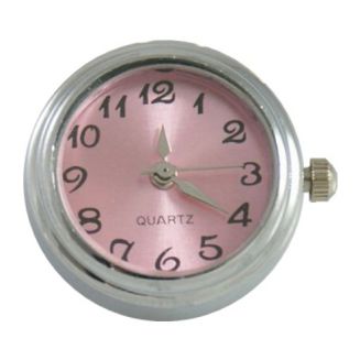 Fako Bijoux® - Click Button Horloge - Roze