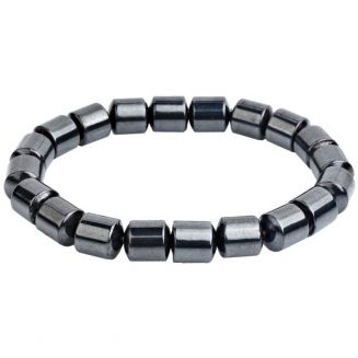 Fako Bijoux® - Buddha Armband - Kralen Armband - Hematiet Halfrond - Magnetisch - 8mm