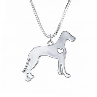 Fako Bijoux® - Ketting - Hond - Dog - Zilverkleurig