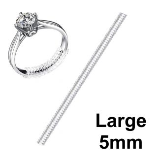 Fako Bijoux® - Ringverkleiner - Ring Verkleiner - Large - 5mm - 10cm - Transparant