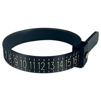 Fako Bijoux® - Ringmaat Meter - Ring Vinger Meetgereedschap - US Maatvoering - Zwart