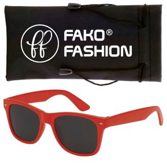 Fako Fashion® - Heren Zonnebril - Dames Zonnebril - Classic - UV400 - Rood