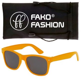 Fako Fashion® - Heren Zonnebril - Dames Zonnebril - Classic - UV400 - Oranje