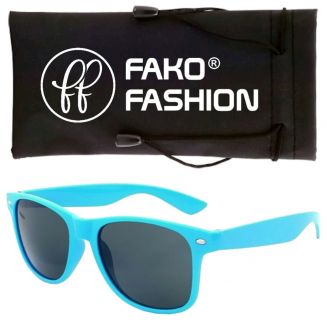 Fako Fashion® - Heren Zonnebril - Dames Zonnebril - Classic - UV400 - Lichtblauw