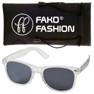 Fako Fashion® - Heren Zonnebril - Dames Zonnebril - Classic - UV400 - Transparant