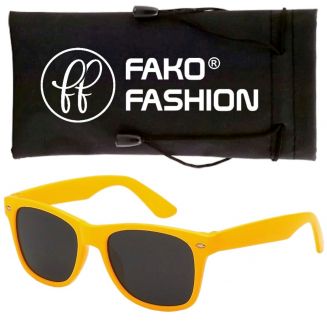 Fako Fashion® - Heren Zonnebril - Dames Zonnebril - Classic - UV400 - Geel