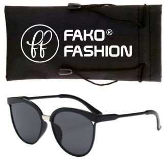 Fako Fashion® - Zonnebril - Clubby XL - Zwart