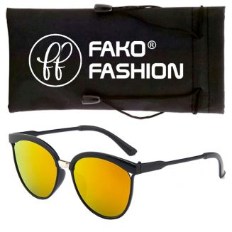 Fako Fashion® - Zonnebril - Clubby XL - Spiegel Rood