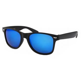 Hidzo Kinder Zonnebril Zwart - UV 400 - Blauwe Glazen