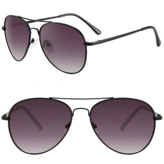 Fako Sunglasses® - Pilotenbril - Piloot Zonnebril - Heren Zonnebril - Dames Zonnebril - Model Bruce - Zwart