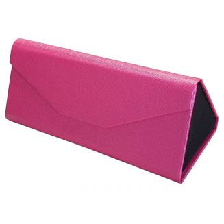 Fako Bijoux® - Brillenkoker - Opvouwbaar - 16x7x6.5cm - Roze