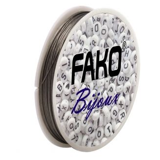 Fako Bijoux® - Staaldraad - Nylon Gecoat - Sieraden Maken - 0.8mm - 15 Meter
