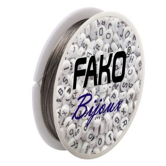 Fako Bijoux® - Staaldraad - Nylon Gecoat - Sieraden Maken - 0.38mm - 40 Meter