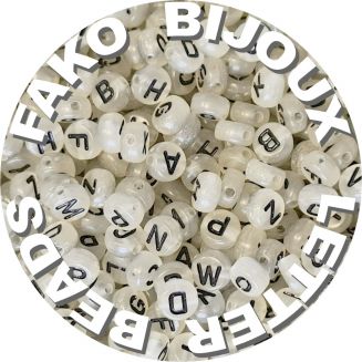 Fako Bijoux® - Letterkralen - Letter Beads - Alfabet Kralen - Sieraden Maken - 500 Stuks - Glow