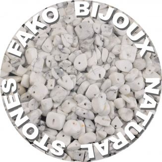 Fako Bijoux® - Stukjes Natuursteen - Natuursteen Chips - Stukjes Onregelmatige Natuursteen Split In Doosje - 5-8mm - 60-70 Gram - Howliet