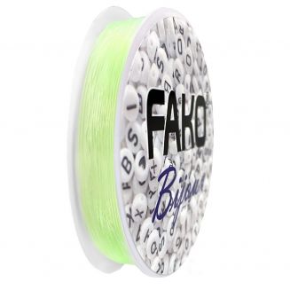 Fako Bijoux® - Elastisch Nylon Draad - Sieraden Maken - 1.0mm - 5 Meter - Lichtgroen