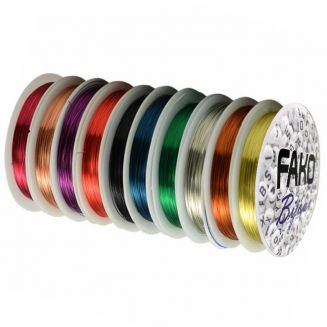 Fako Bijoux® - Koperdraad - Metaaldraad - Sieraden Maken - 0.4mm - 10x10 Meter - Mix
