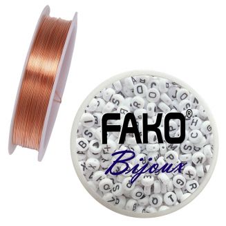 Fako Bijoux® - Koperdraad - Metaaldraad - Sieraden Maken - 0.4mm - 8 Meter - Rosé Goud