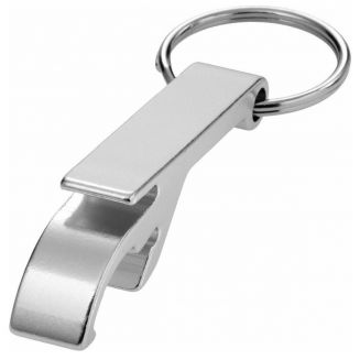 Bieropener Sleutelhanger - Flesopener - Keychain - Zilver