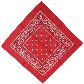 3 stuks Boerenzakdoek rood - Rode zakdoek - Boeren zakdoek