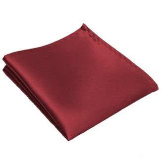 Fako Fashion® - Pochette - Pochet - Satijn - 22x22cm - Bordeaux Rood