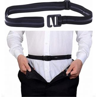 Fako Fashion® - Shirt Stays Belt Gesp - Geen kreukels - Shirt Tucker - Overhemd Riem – Onderkleding Riem - Elastische Buik Riem - Anti-Slip Overhemd Riem Bretels