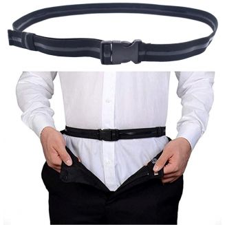 Fako Fashion® - Shirt Stays Belt Clip - Geen kreukels - Shirt Tucker - Overhemd Riem – Onderkleding Riem - Elastische Buik Riem - Anti-Slip Overhemd Riem Bretels