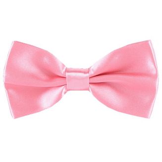 Fako Fashion® - Vlinderstrik - Vlinderdas - Satijn - 12.5cm - Roze