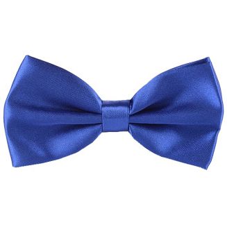 Fako Fashion® - Vlinderstrik - Vlinderdas - Satijn - 12.5cm - Royal Blauw