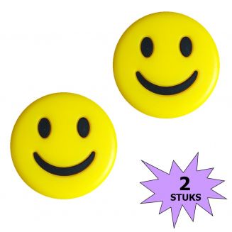 Fako Bijoux® - Tennisdemper - Emoji - Smile - 2 Stuks