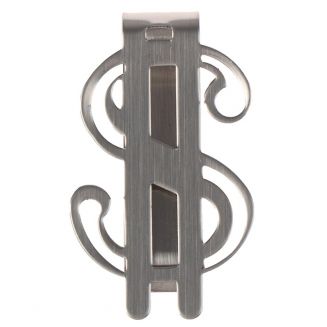 Fako Bijoux® - Geldclip - Dollar - Moneyclip Dollar - RVS - Staal - 29x48cm