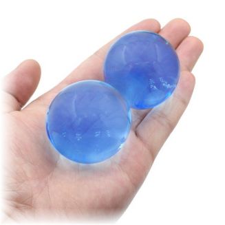 Fako Bijoux® - Waterparels - Water Absorberende Ballen - 30-40mm - Blauw - 20 Stuks