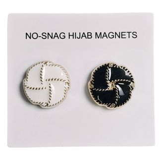 Fako Bijoux® - 2x Magnetische Broche - Hoofddoek Magneet - Sjaal - Hijab - Abaya - 17mm - 2 Stuks - Button