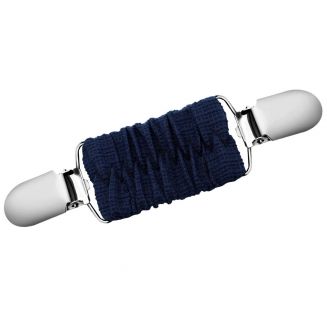 Fako Bijoux® - Vestsluiting - Vestclip - Fashion Accessoire - Elastisch - Mouwophouder - Navy Blauw