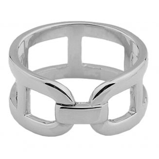 Fako Bijoux® - Sjaalklem - Ring Rond Open - 23x11mm - Zilverkleurig