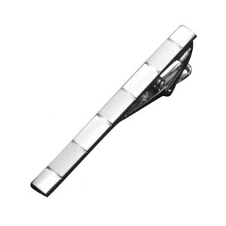 Fako Bijoux® - Dasspeld - Deluxe - Model Simon - 60mm - Zilverkleurig