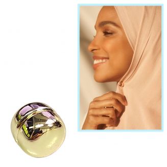 Fako Bijoux® - Magnetische Broche - Hoofddoek Magneet - Sjaal - Hijab - Abaya - 12mm - Goud
