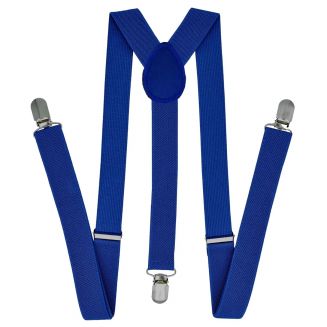 Fako Fashion® - Bretels - Effen - 100cm - Royal Blauw